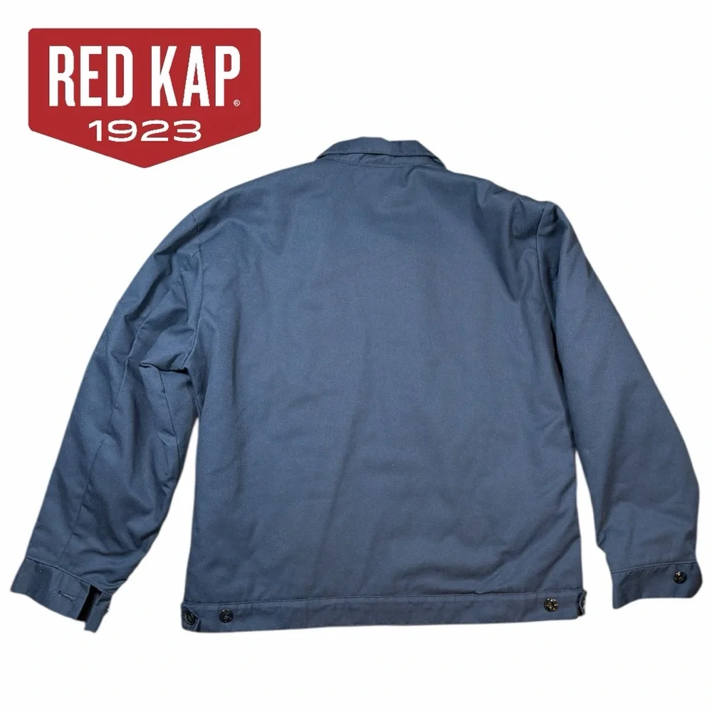 Red Kap VINTAGE Men’s Quilt Lined Navy Blue‎ Jacket - Size L